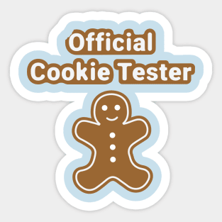 Official Cookie Tester Sticker